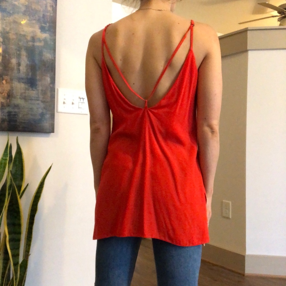 Top shop bright red tank